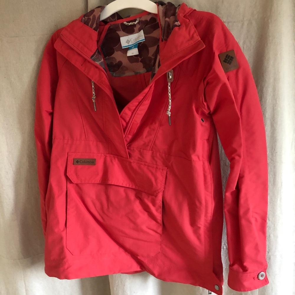 Columbia Rain Jacket Quarter Zip